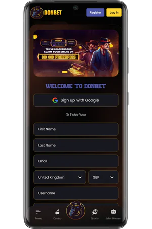 Register form no ID casino